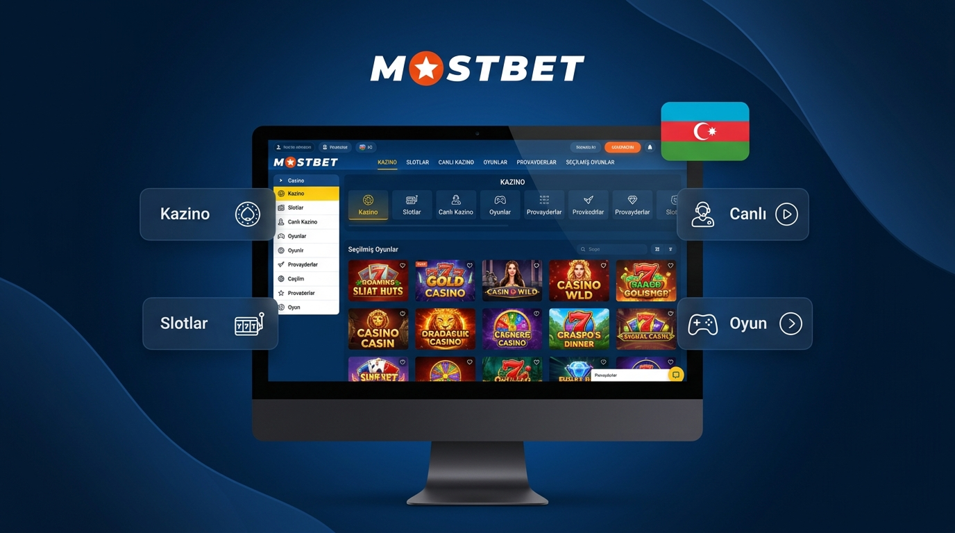 Mostbet onlayn kazino bölməsi
